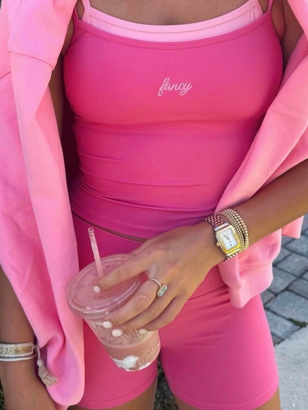 Fancy D Boutique Pink Workout Set